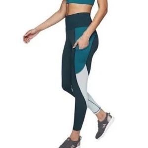 Athleta Colorblock Up For Anything 7/8 Leggings Size XXS Athletic Gym Sporty
